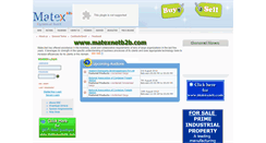 Desktop Screenshot of matexnetb2b.com